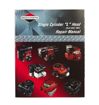 OEM Briggs & Stratton Single Cylinder "L" Head Repair Service Manual (270962)