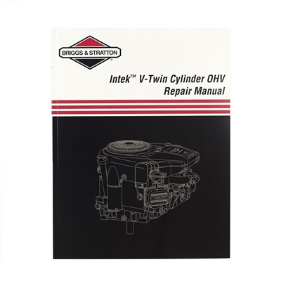 OEM Briggs & Stratton Intek V-Twin Cylinder OHV Repair Service Manual (273521)