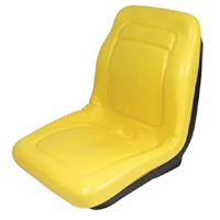 New 18" Yellow Seat VG11696 for John Deere Gator 4X2 4X4 4X6 Replaces AM121752 (VG11696)