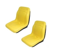 Set of Two 18" Yellow Seat VG11696 for John Deere Gator 4X2 4X4 4X6 Replaces AM121752 (VG11696)